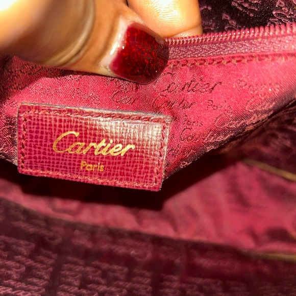 Cartier Red Leather Clutch Bag - Picture 7 of 14
